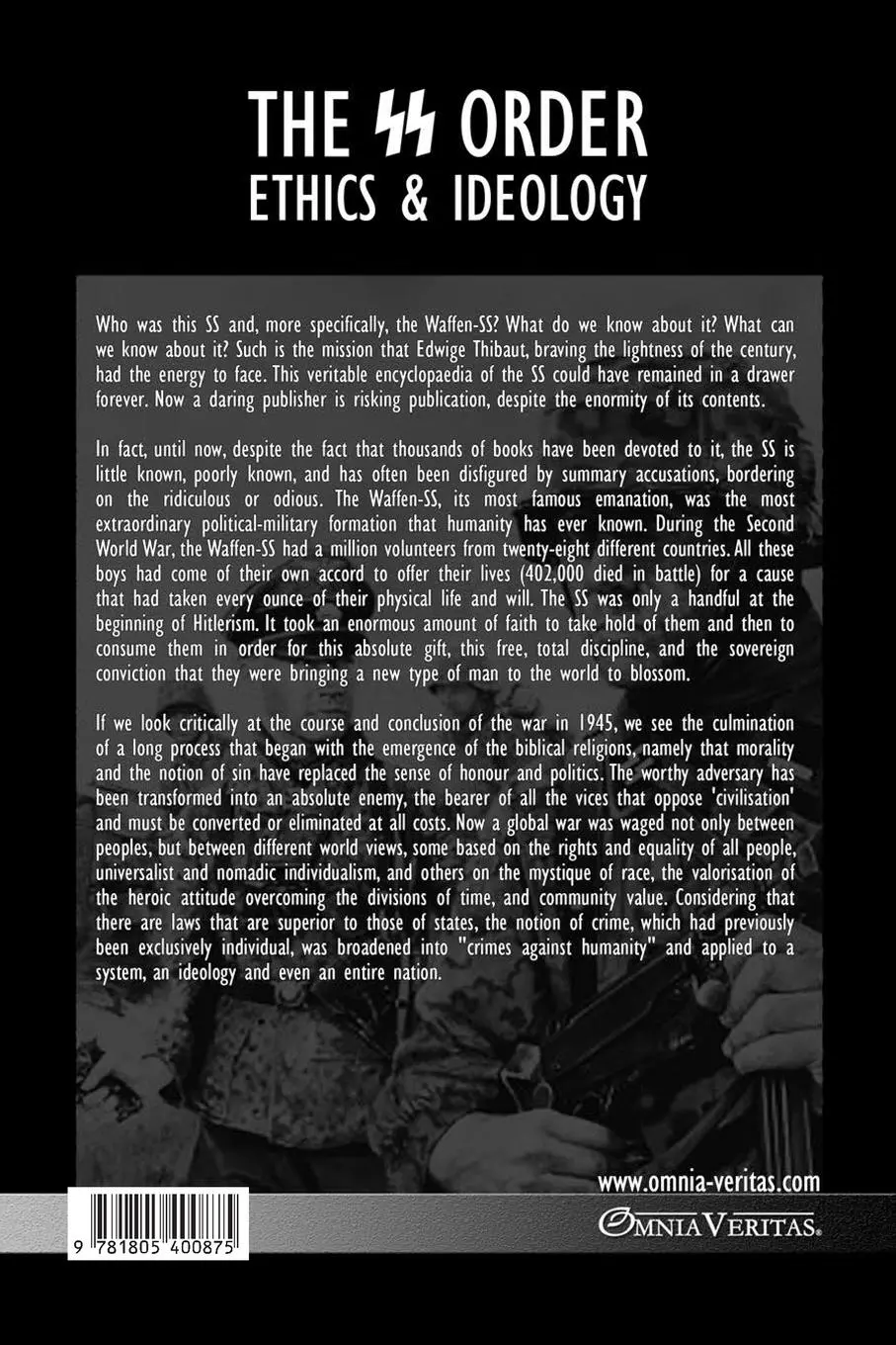 Rückseite: 9781805400875 | The SS Order: Ethics &amp; Ideology | Edwige Thibaut | Taschenbuch | 2023