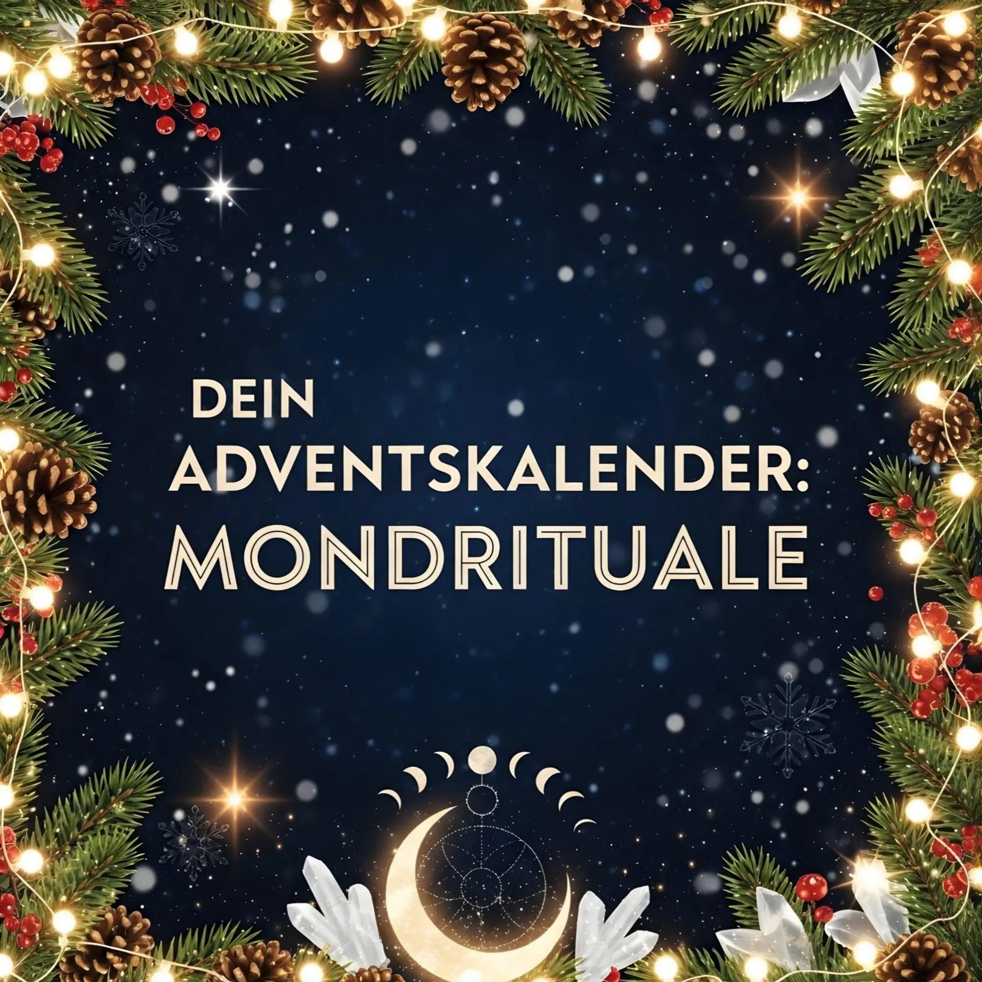 Cover: 9783695320875 | Dein Adventskalender: Mondrituale | Louis Schwarz | Taschenbuch | 2025