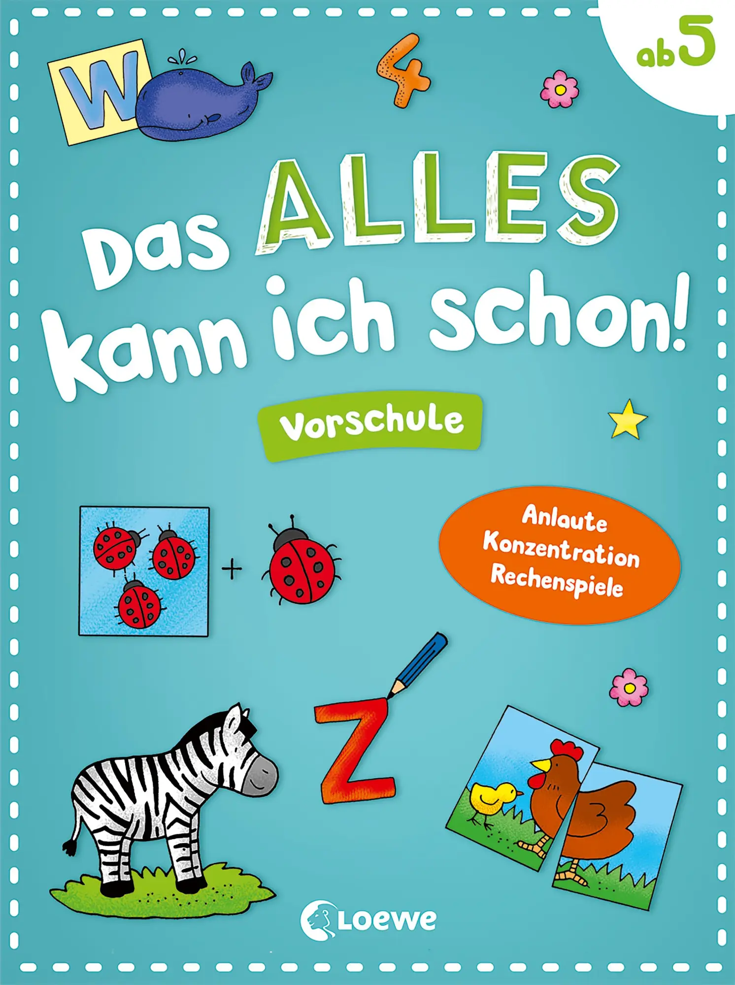 Cover: 9783743210875 | Das alles kann ich schon! - Vorschule | Loewe Lernen und Rätseln