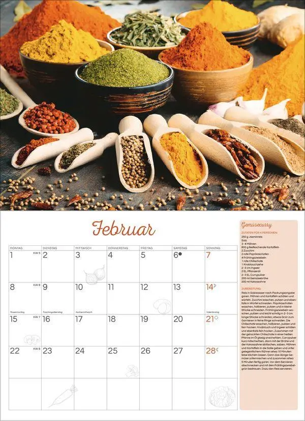Bild: 9783819300875 | Küchenkalender 2027 | Verlag Korsch | Kalender | 13 S. | Deutsch