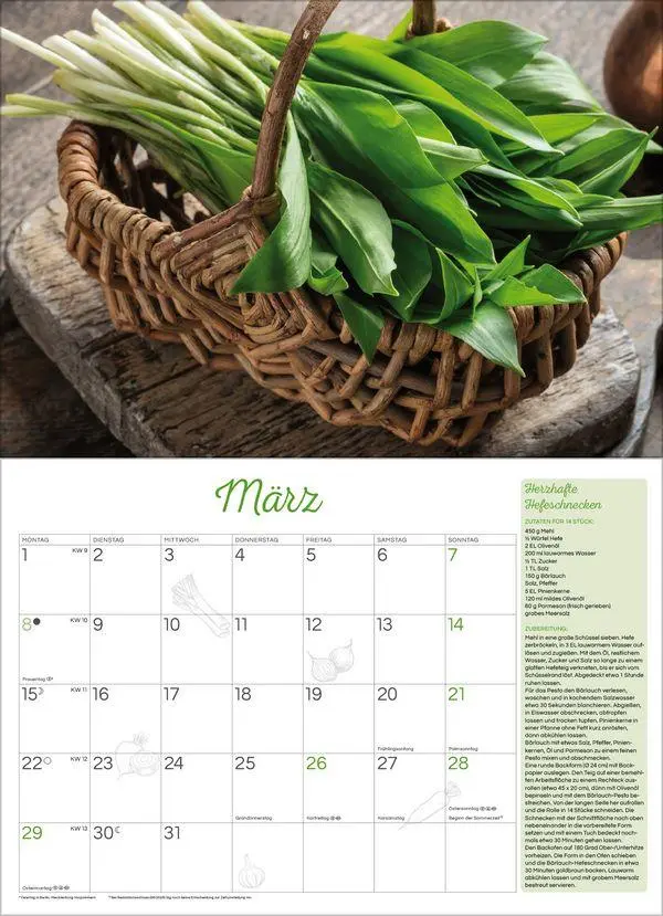 Bild: 9783819300875 | Küchenkalender 2027 | Verlag Korsch | Kalender | 13 S. | Deutsch