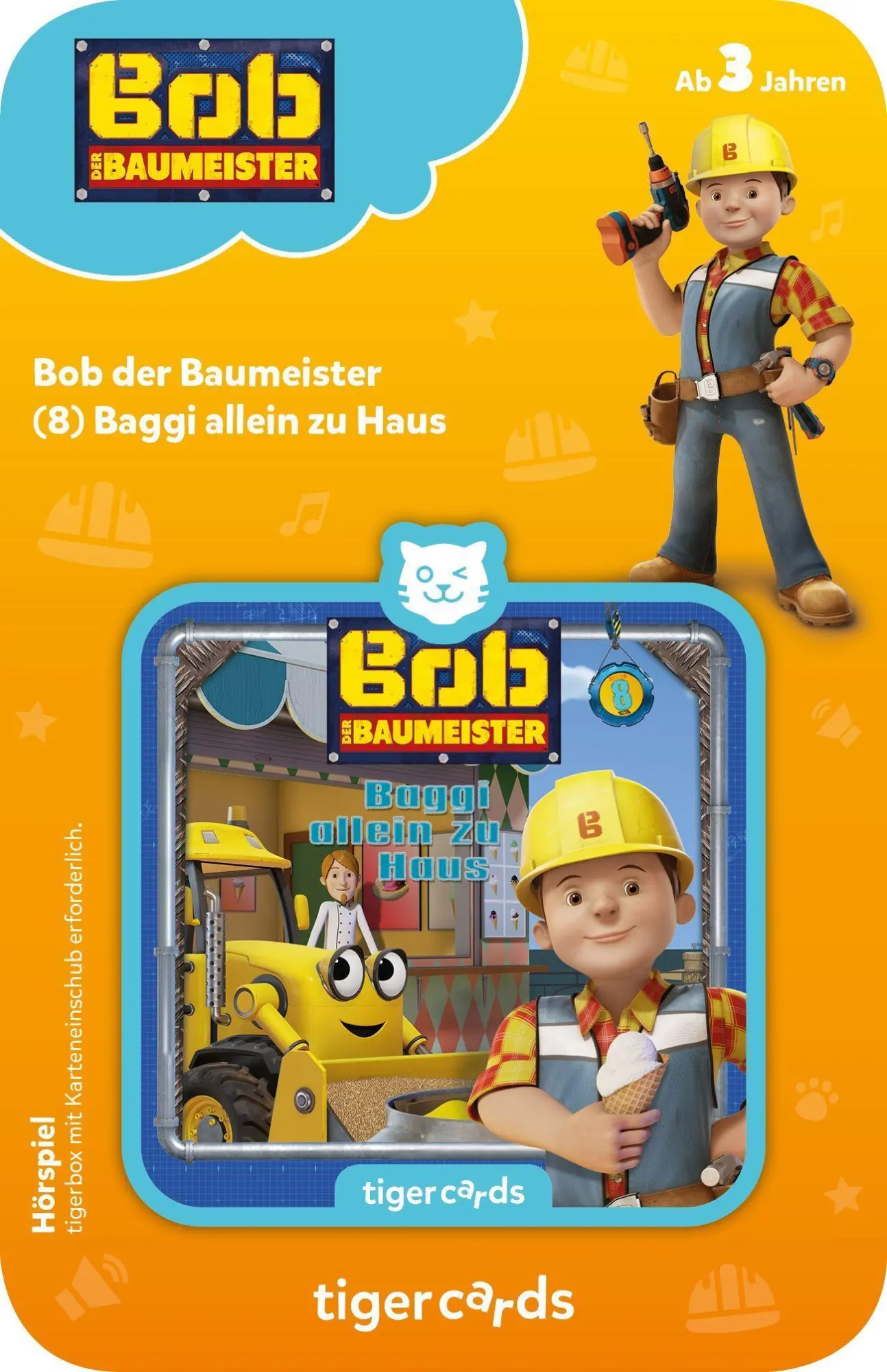 Bild: 4260535480975 | tigercard - Bob der Baumeister - Folge 8: Baggi allein zu Haus | 2021