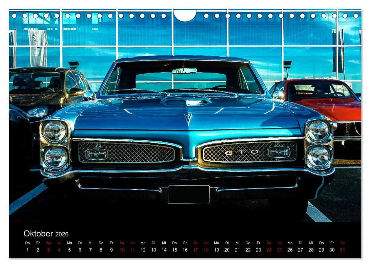 Bild: 9783457880975 | American Automobile (Wandkalender 2026 DIN A4 quer), CALVENDO...