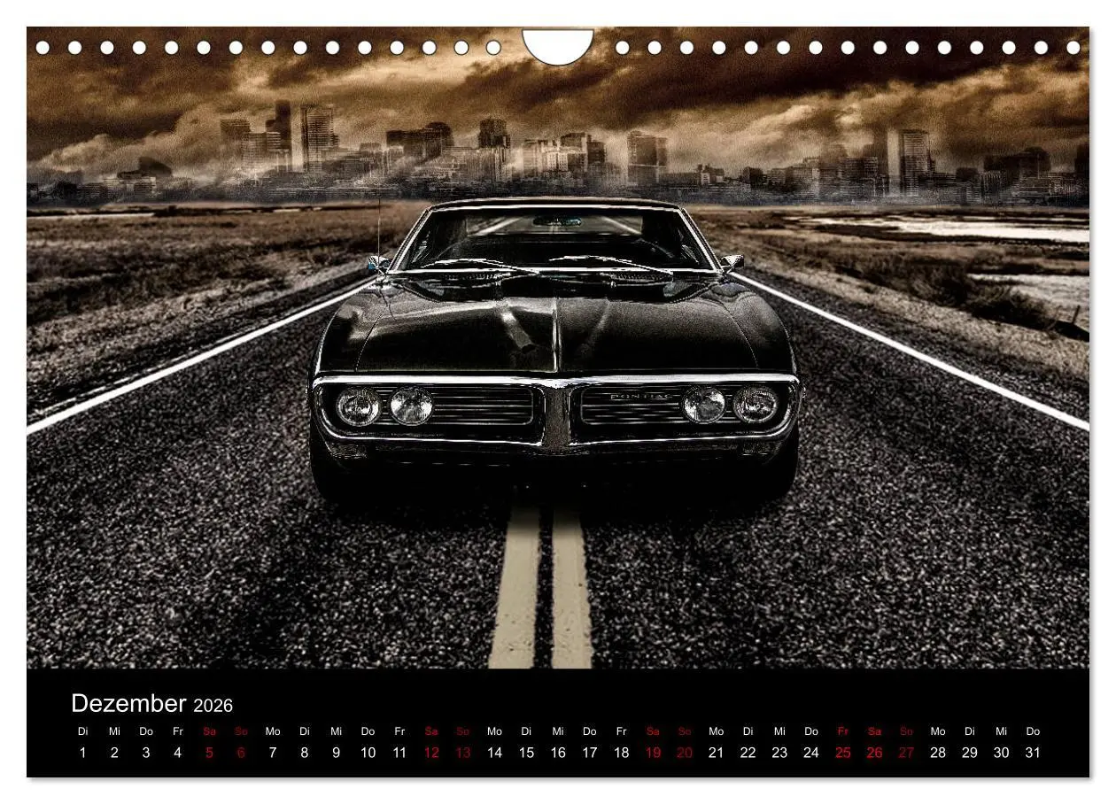 Bild: 9783457880975 | American Automobile (Wandkalender 2026 DIN A4 quer), CALVENDO...