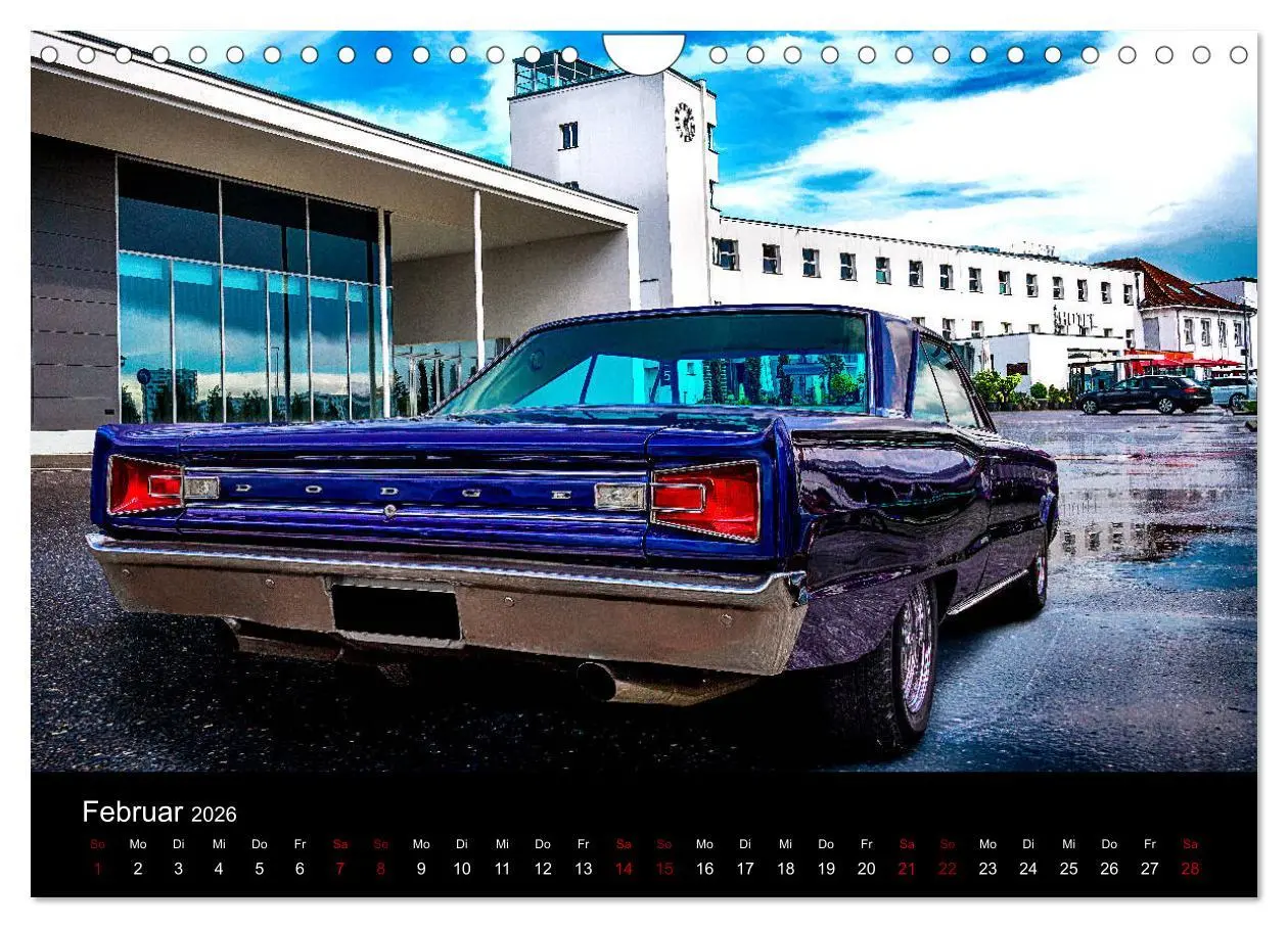 Bild: 9783457880975 | American Automobile (Wandkalender 2026 DIN A4 quer), CALVENDO...