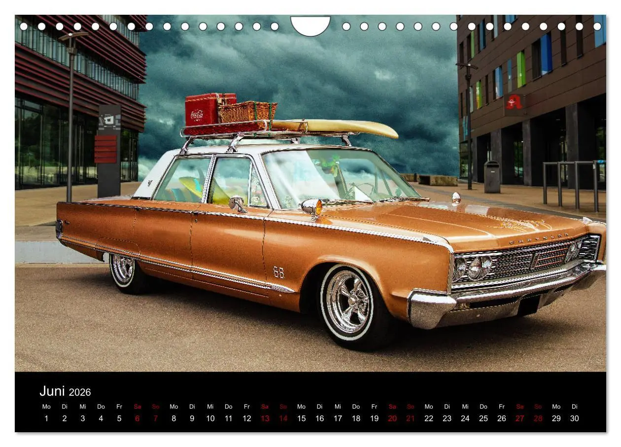 Bild: 9783457880975 | American Automobile (Wandkalender 2026 DIN A4 quer), CALVENDO...