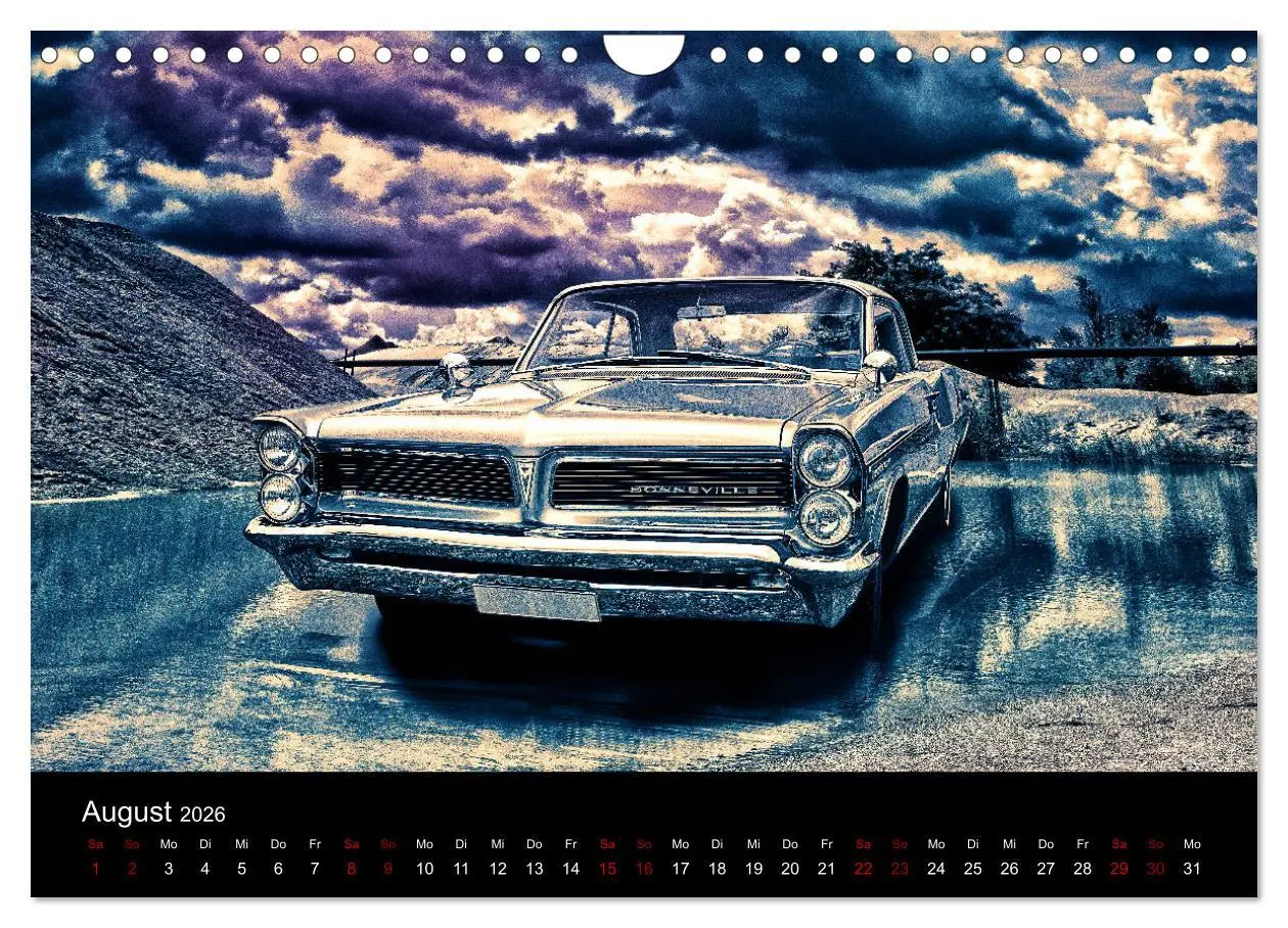 Bild: 9783457880975 | American Automobile (Wandkalender 2026 DIN A4 quer), CALVENDO...