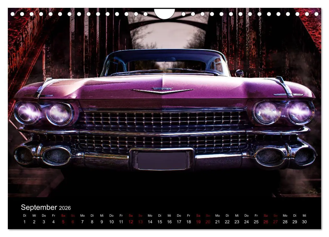 Bild: 9783457880975 | American Automobile (Wandkalender 2026 DIN A4 quer), CALVENDO...