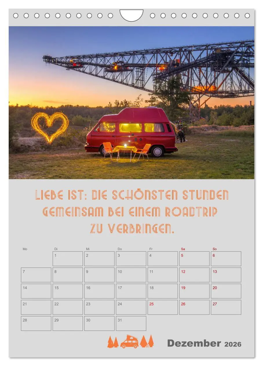 Bild: 9783516350975 | Roadtrips - Urlaub auf Rädern (Wandkalender 2026 DIN A4 hoch),...