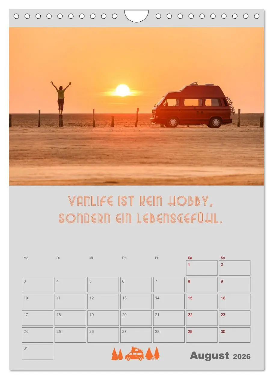 Bild: 9783516350975 | Roadtrips - Urlaub auf Rädern (Wandkalender 2026 DIN A4 hoch),...