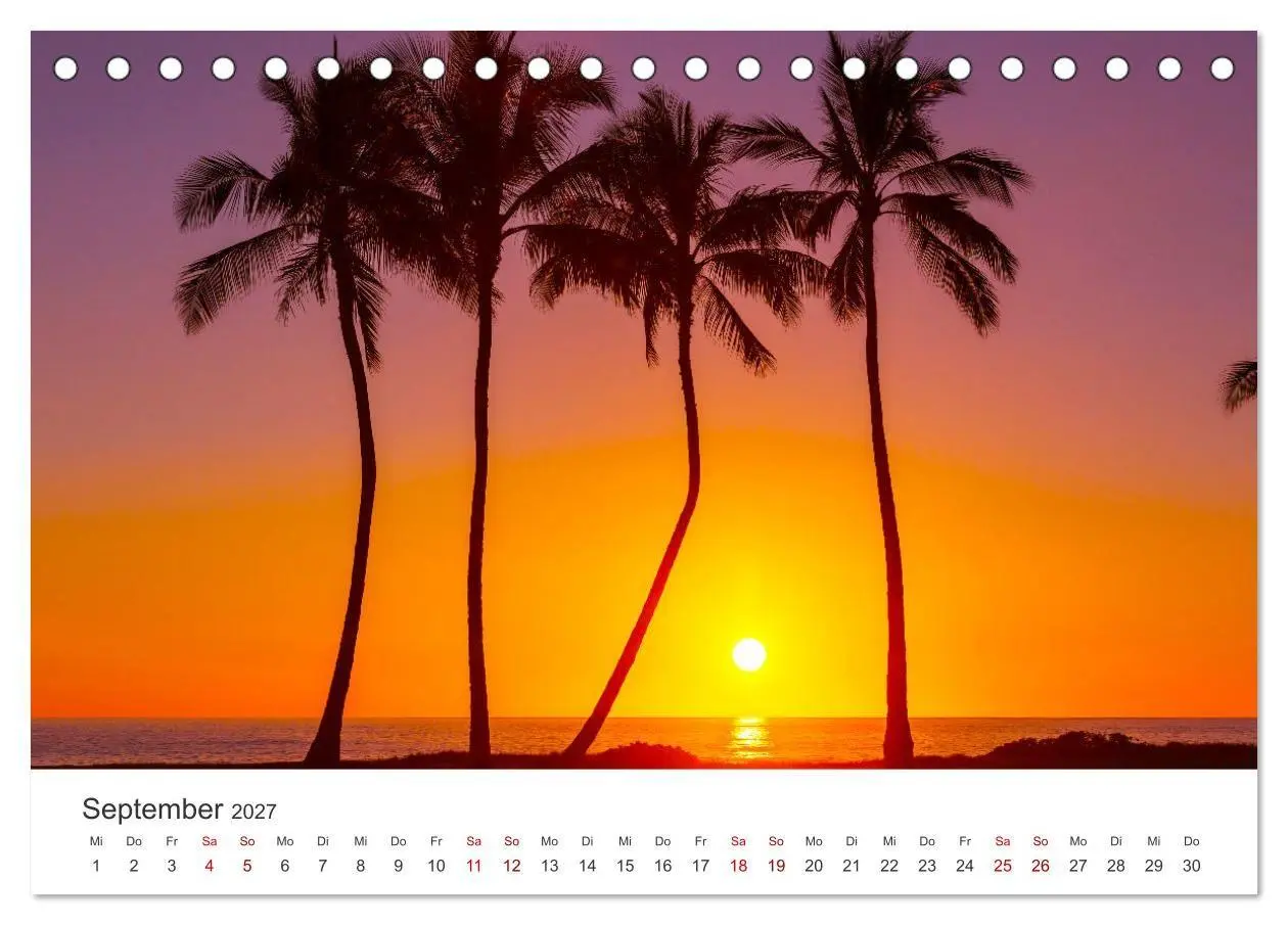 Bild: 9783569370975 | Hawaii - Ein tropisches Paradies. (Tischkalender 2027 DIN A5 quer),...