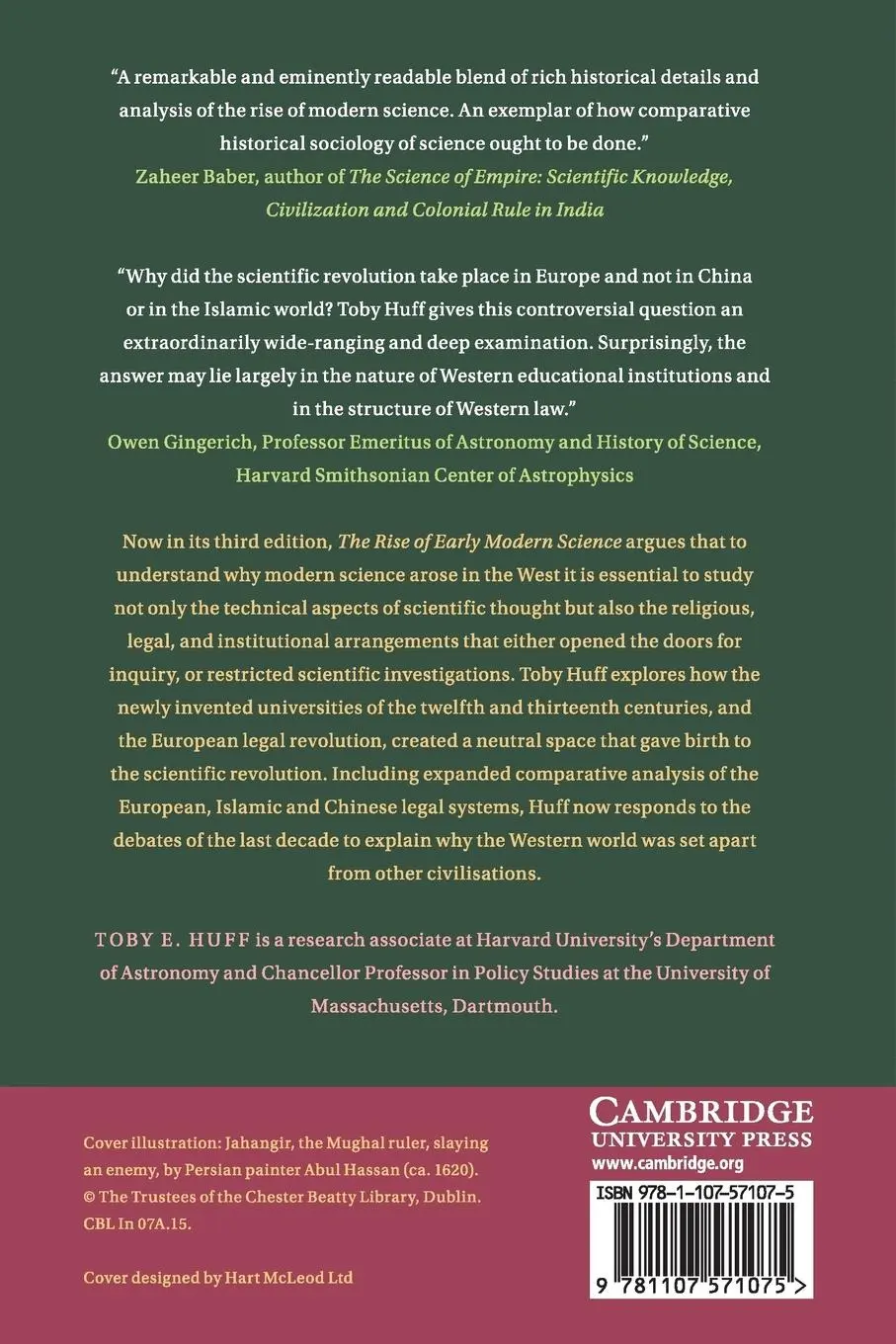 Rückseite: 9781107571075 | The Rise of Early Modern Science | Toby E. Huff | Taschenbuch | 2019