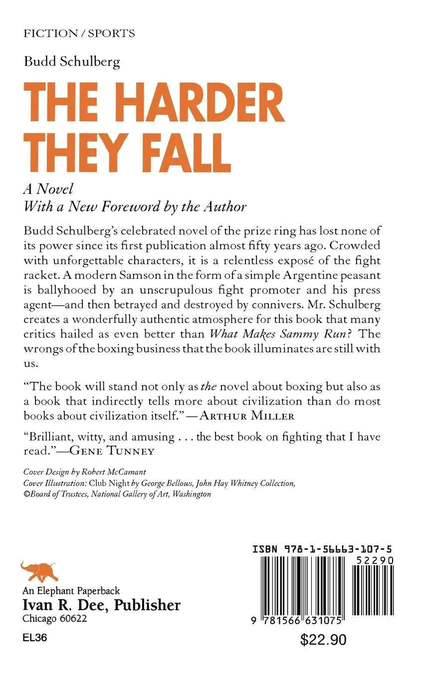 Rückseite: 9781566631075 | Harder They Fall | Budd Schulberg | Taschenbuch | Englisch | 1996