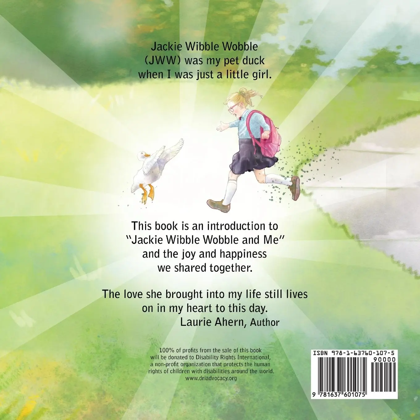 Rückseite: 9781637601075 | Jackie Wibble Wobble and Me | Laurie Ahern | Taschenbuch | Englisch
