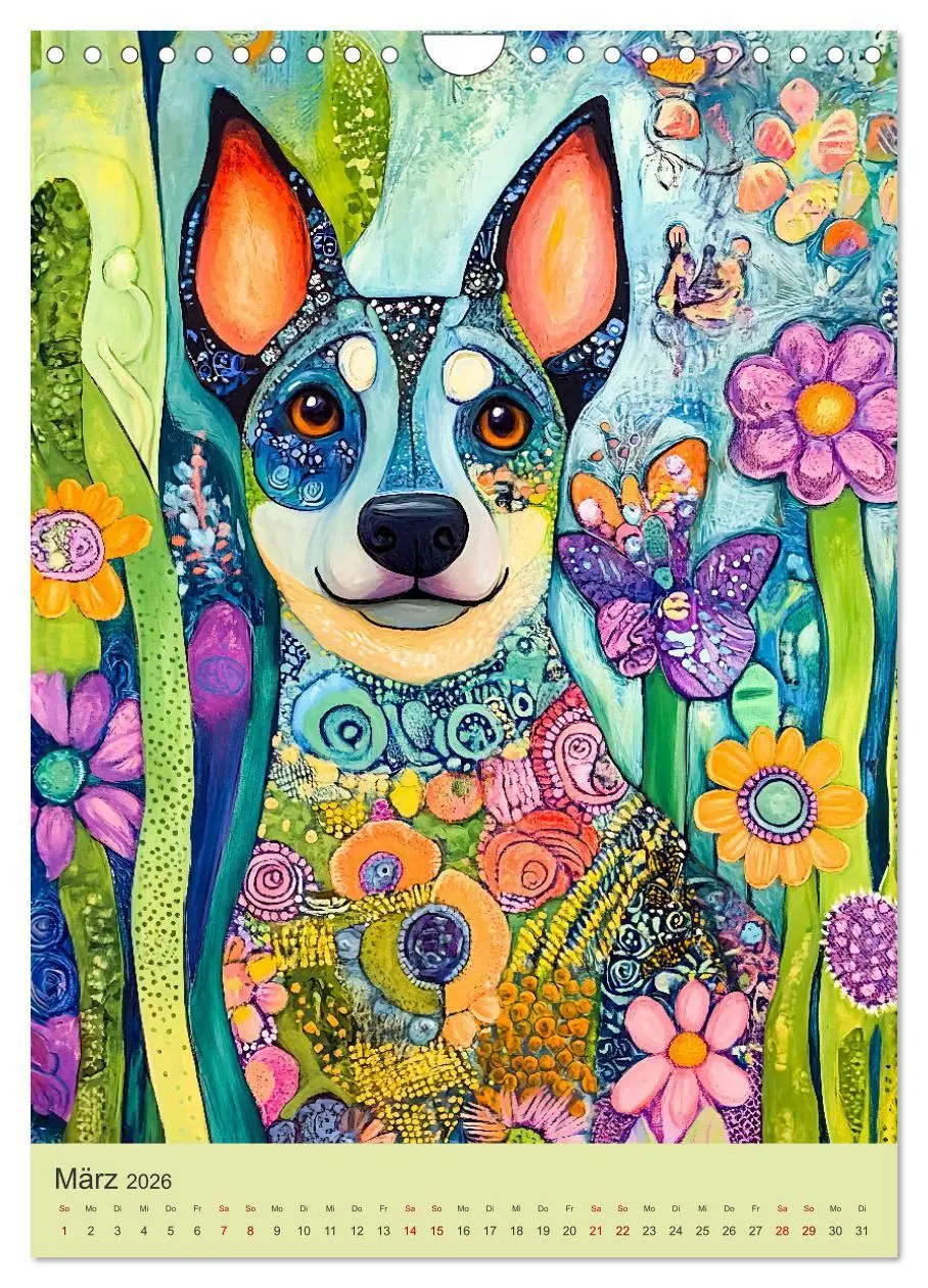 Bild: 9783516241075 | Pop-Art Hunde - Moderne, verrückte Hundeporträts (Wandkalender 2026...
