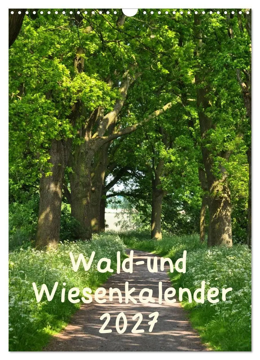 Cover: 9783594081075 | Wald- und Wiesenkalender 2027 Planer (Wandkalender 2027 DIN A3...