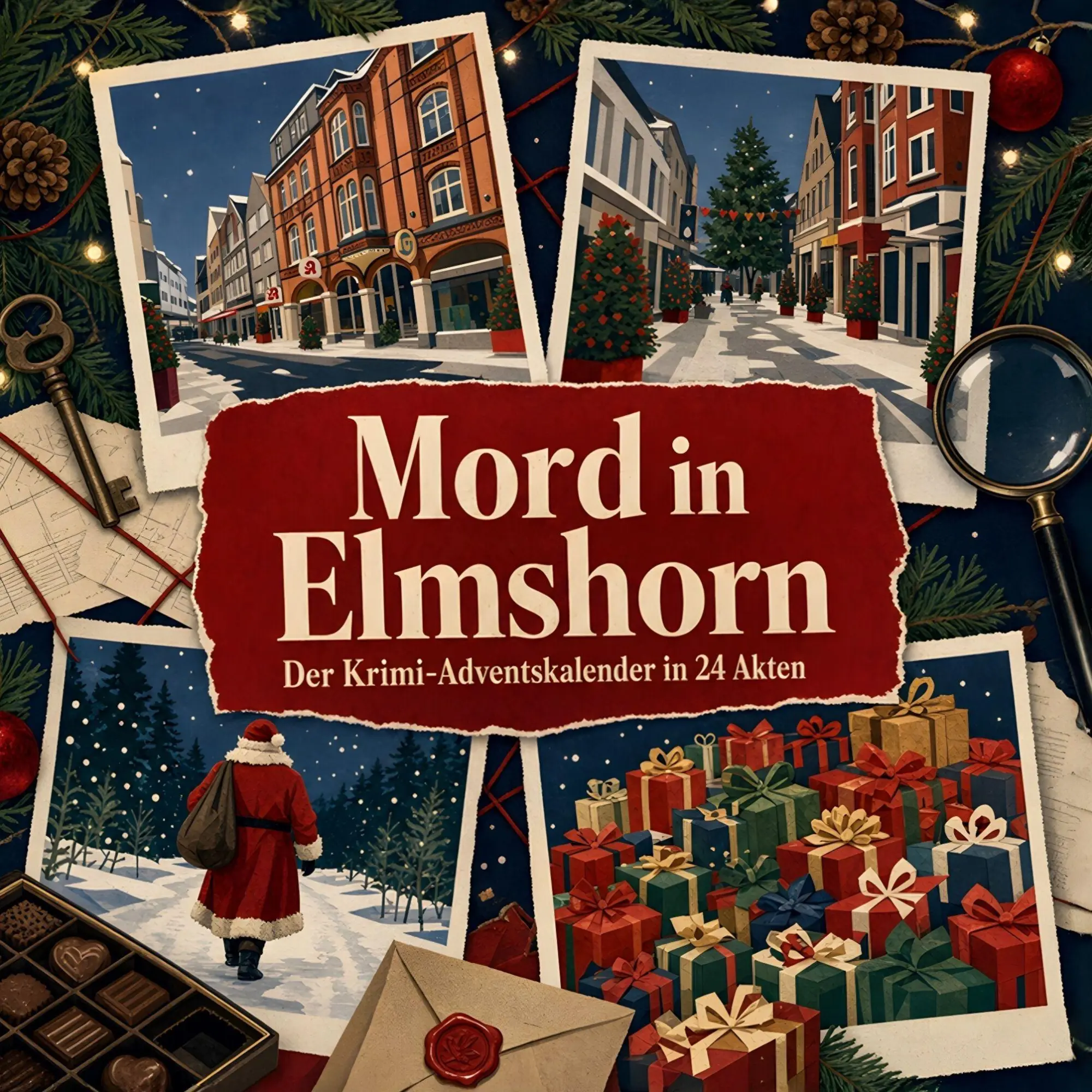 Cover: 9783696121075 | Mord in Elmshorn | Der Krimi-Adventskalender in 24 Akten | Theo Scholz