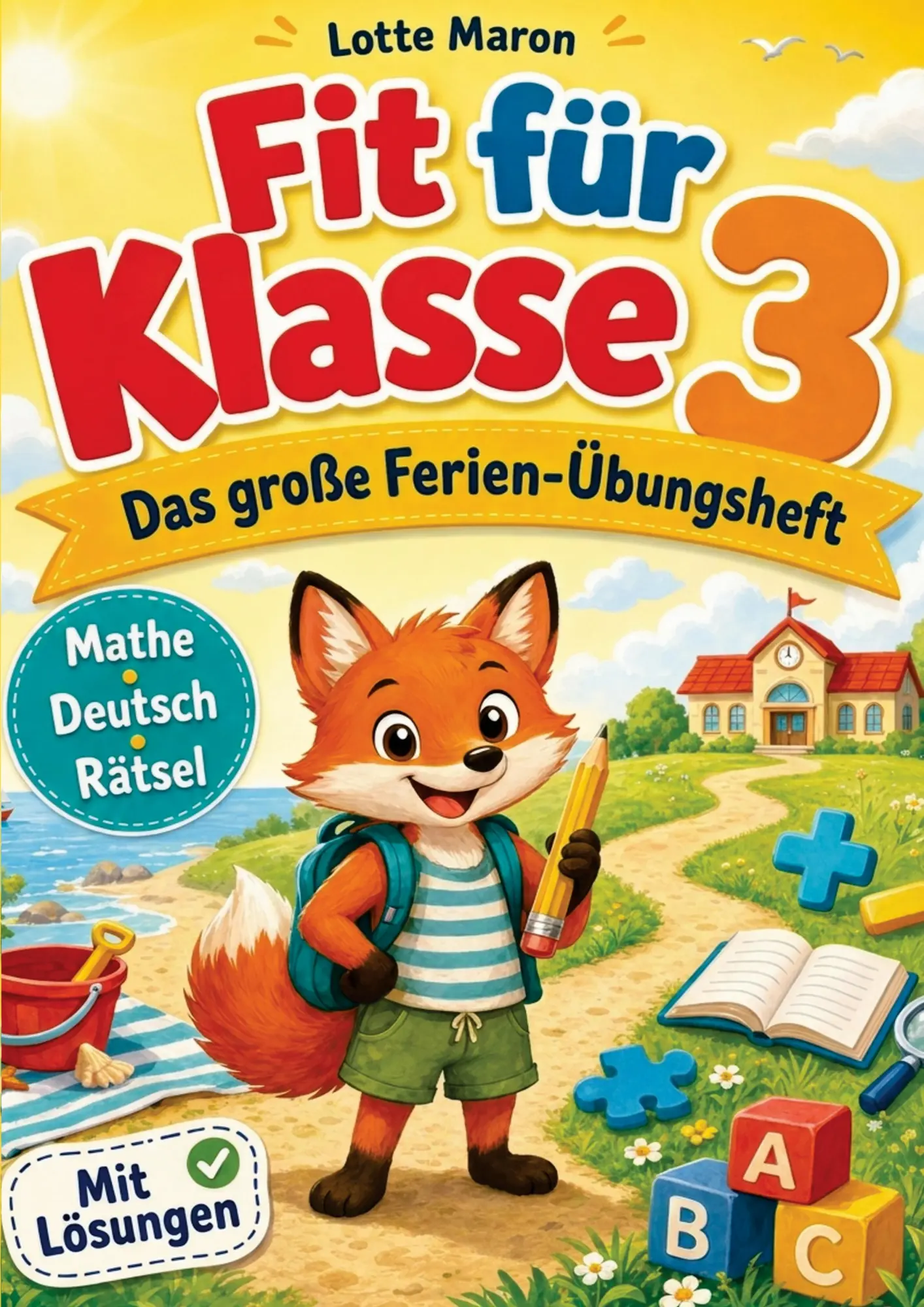 Cover: 9783912791075 | Fit für Klasse 3 Das große Ferien Übungsheft | Lotte Maron | Buch