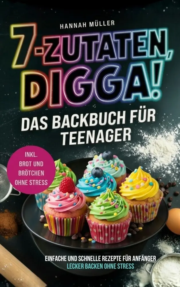 Cover: 9789925821075 | 7 Zutaten Digga! Das Backbuch für Teenager | Hannah Müller | Buch