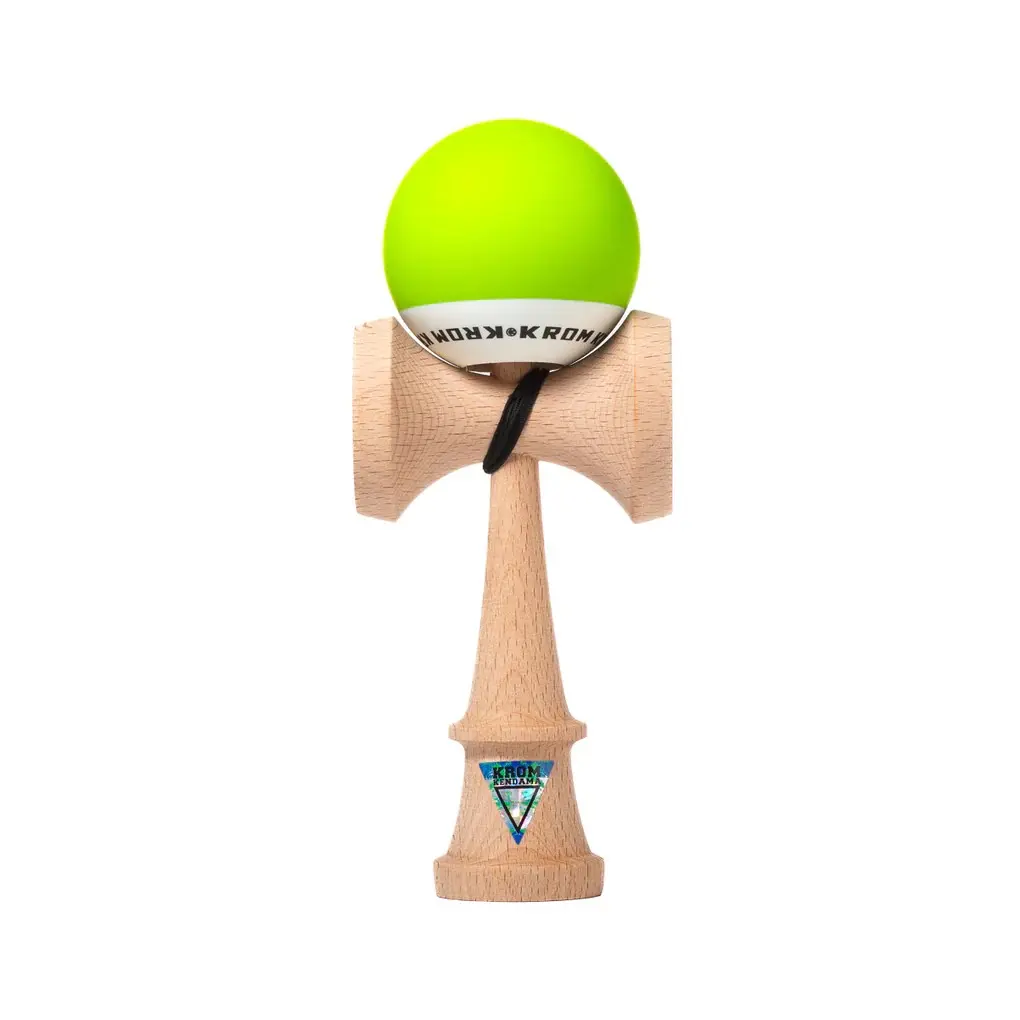 Cover: 5711898901175 | KROM Kendama POP RUBBER lime green | Englisch | 2025 | KROM