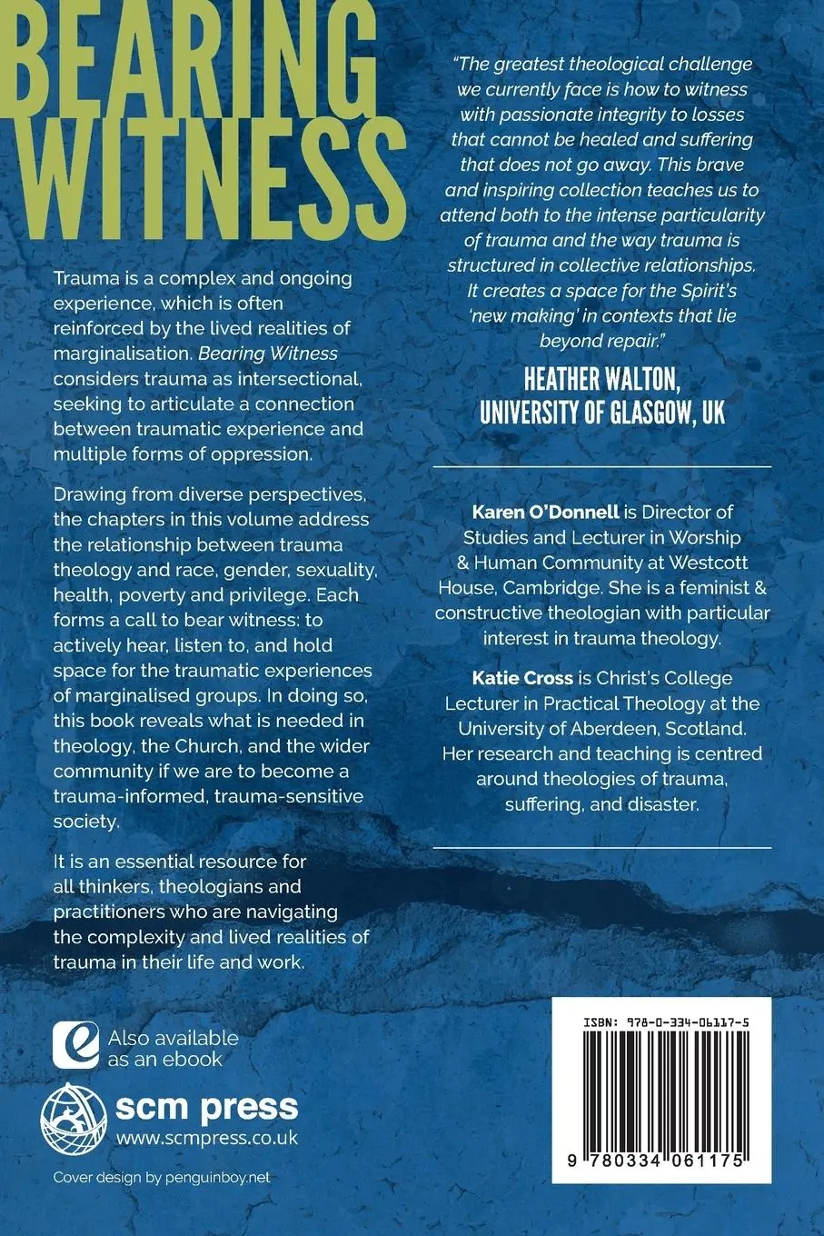 Rückseite: 9780334061175 | Bearing Witness | Intersectional Perspectives on Trauma Theology