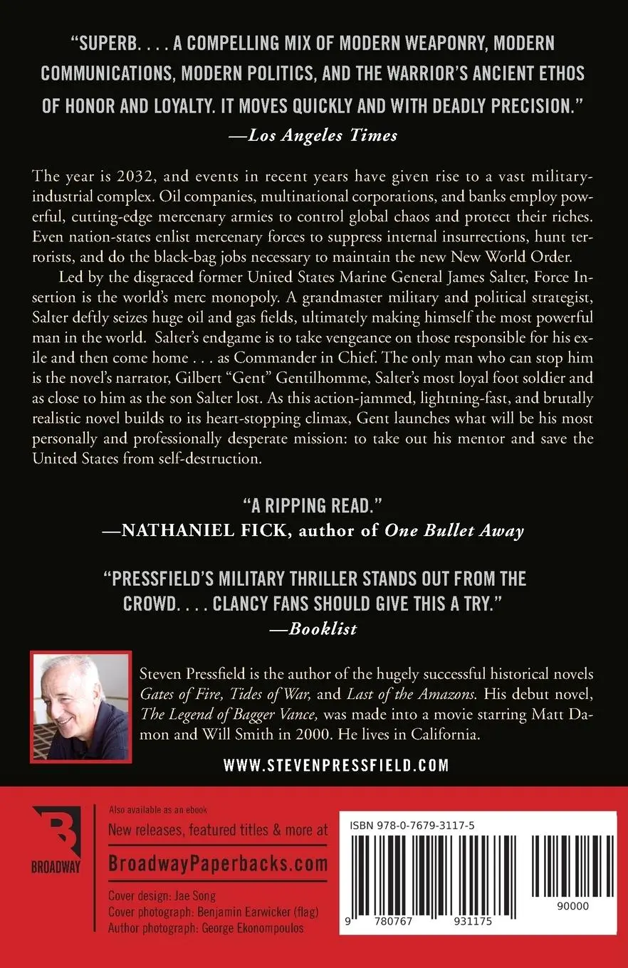 Rückseite: 9780767931175 | The Profession | A Thriller | Steven Pressfield | Taschenbuch | 2012