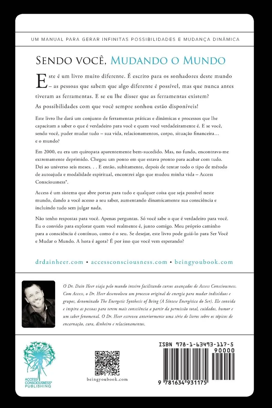 Rückseite: 9781634931175 | Sendo Você, Mudando o Mundo - Being You Portuguese | Dain Heer | Buch