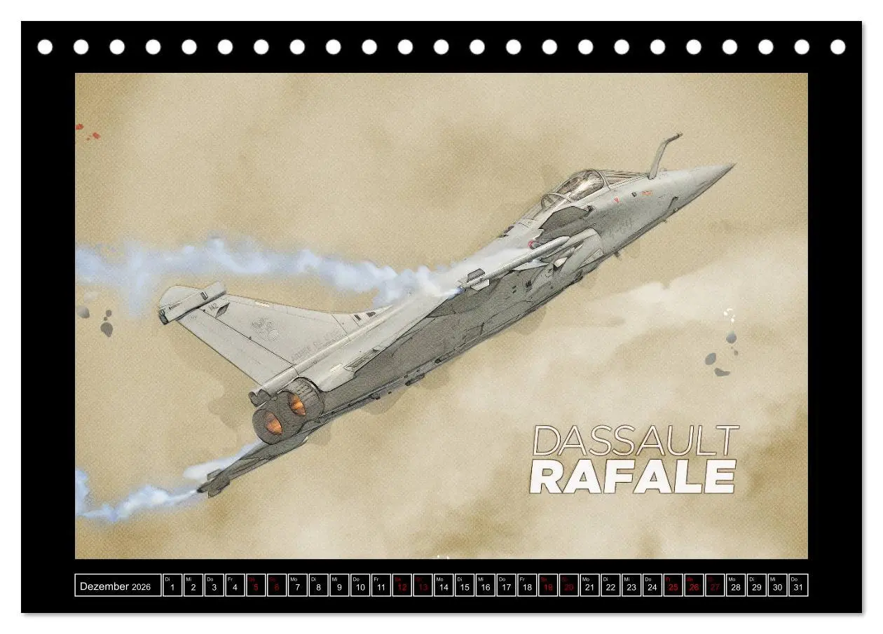 Bild: 9783457831175 | Aero Action Art - Luftfahrt Kunst (Tischkalender 2026 DIN A5 quer),...