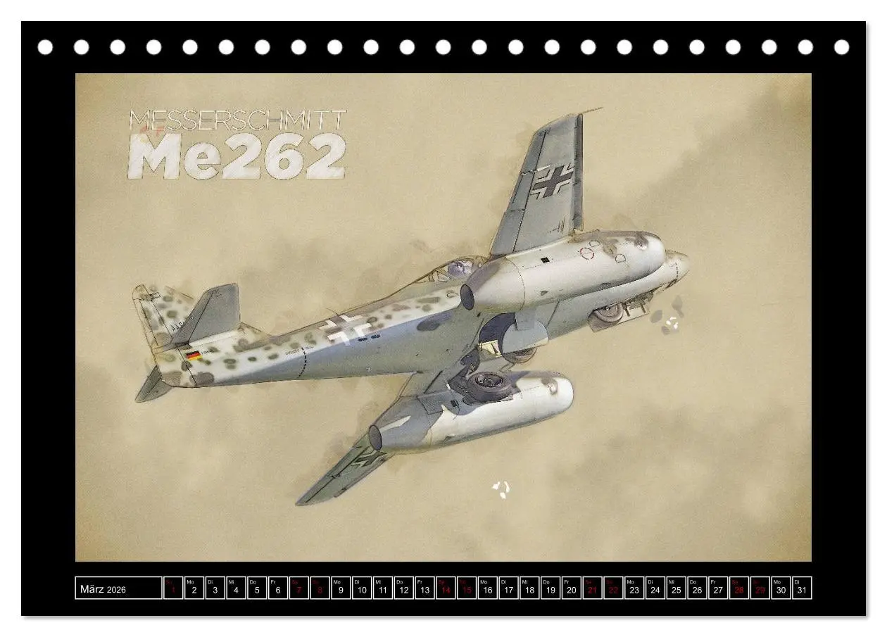 Bild: 9783457831175 | Aero Action Art - Luftfahrt Kunst (Tischkalender 2026 DIN A5 quer),...