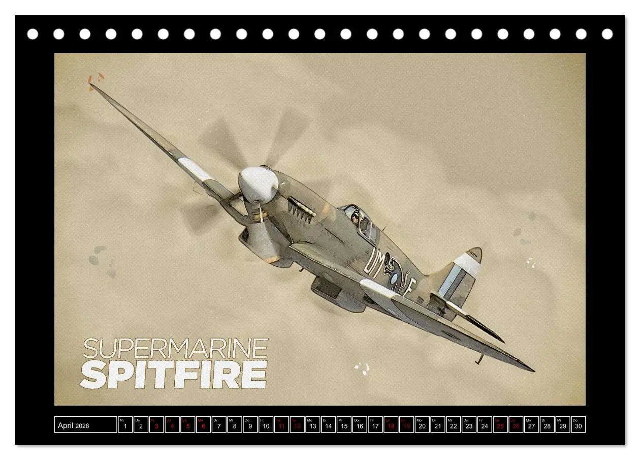 Bild: 9783457831175 | Aero Action Art - Luftfahrt Kunst (Tischkalender 2026 DIN A5 quer),...
