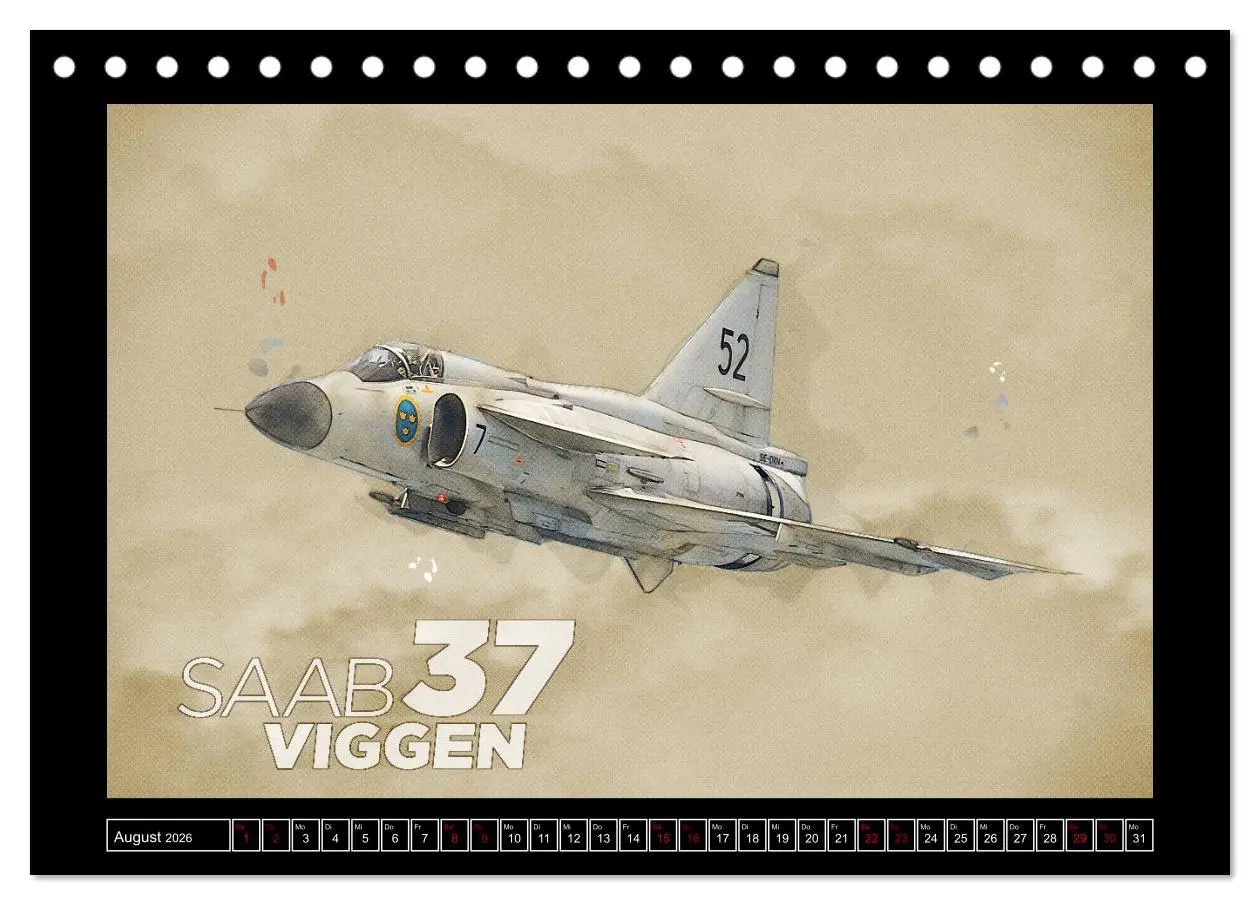 Bild: 9783457831175 | Aero Action Art - Luftfahrt Kunst (Tischkalender 2026 DIN A5 quer),...
