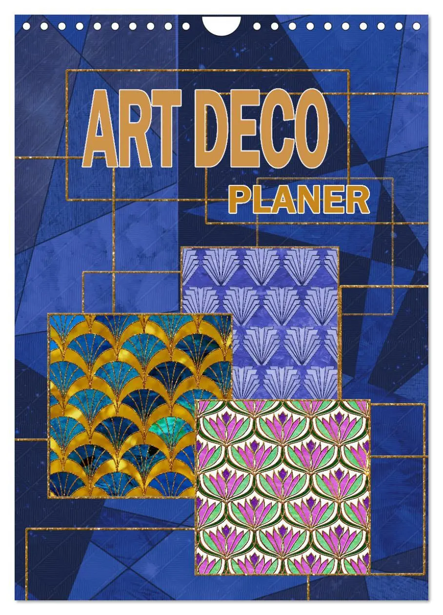 Cover: 9783516301175 | Art Deco Planer (Wandkalender 2026 DIN A4 hoch), CALVENDO...