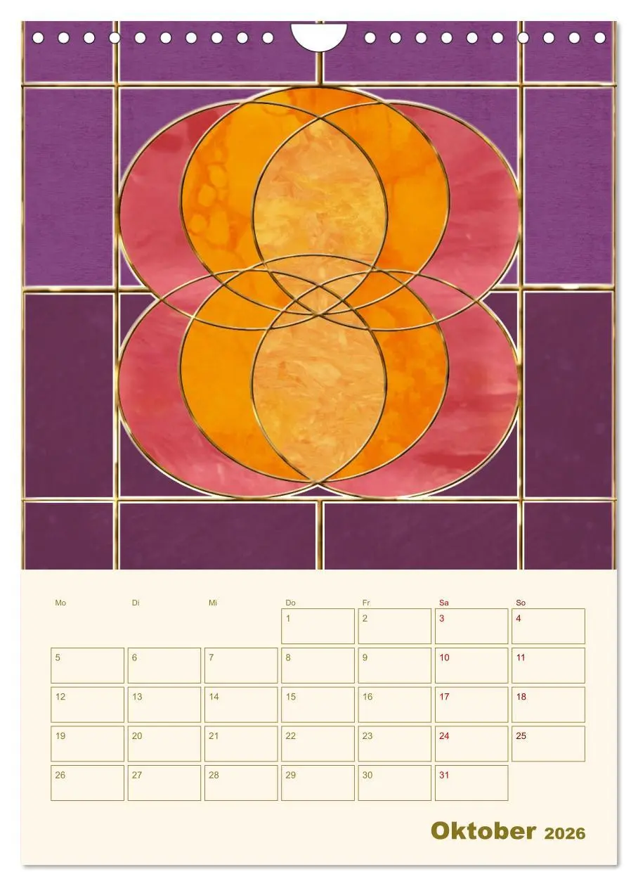 Bild: 9783516301175 | Art Deco Planer (Wandkalender 2026 DIN A4 hoch), CALVENDO...