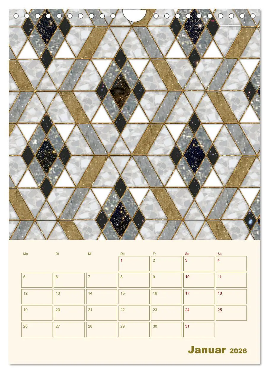 Bild: 9783516301175 | Art Deco Planer (Wandkalender 2026 DIN A4 hoch), CALVENDO...