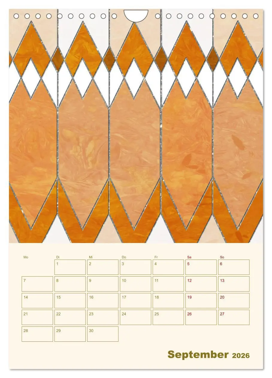 Bild: 9783516301175 | Art Deco Planer (Wandkalender 2026 DIN A4 hoch), CALVENDO...