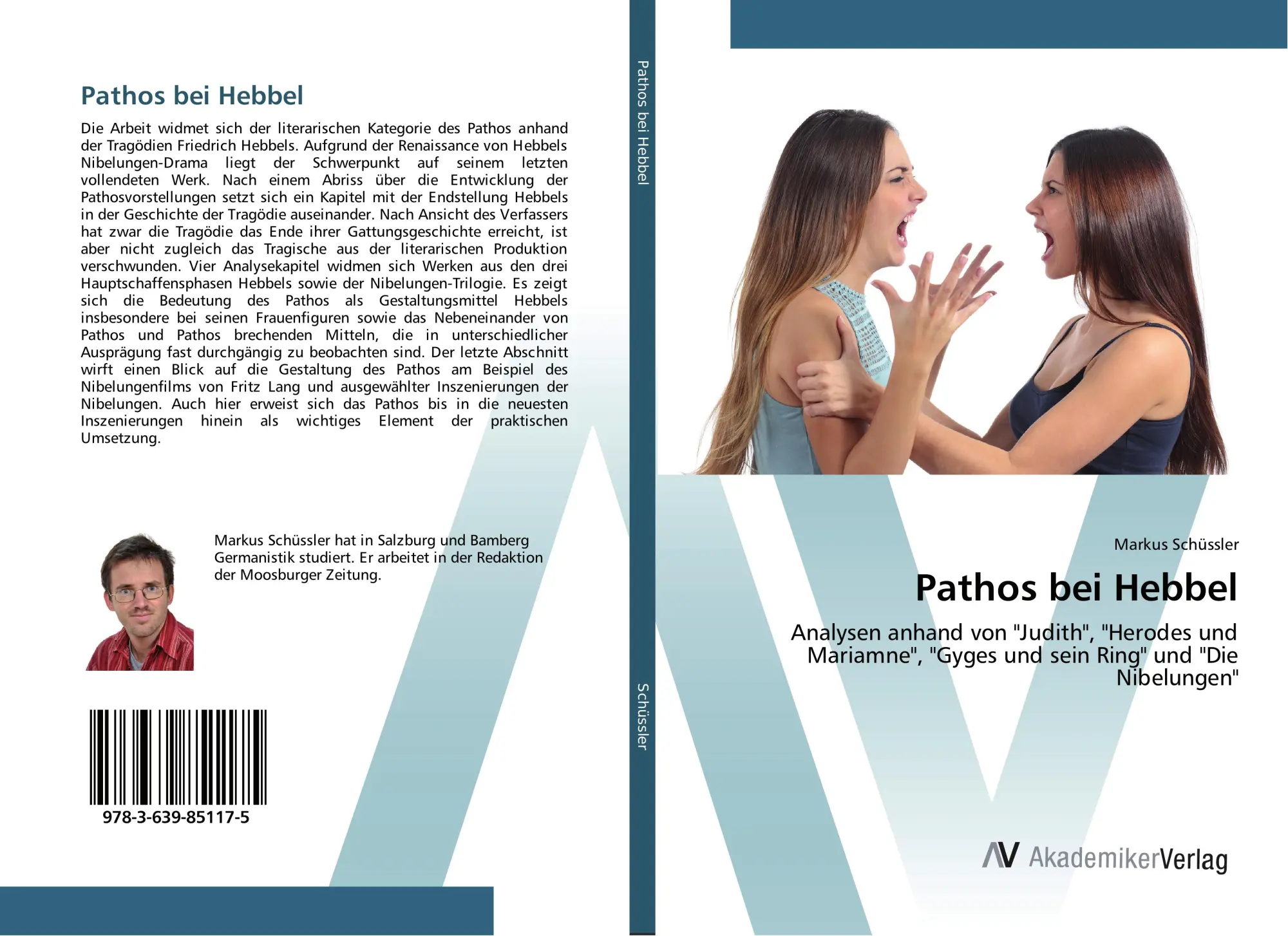 Cover: 9783639851175 | Pathos bei Hebbel | Markus Schüssler | Taschenbuch | Paperback | 2016
