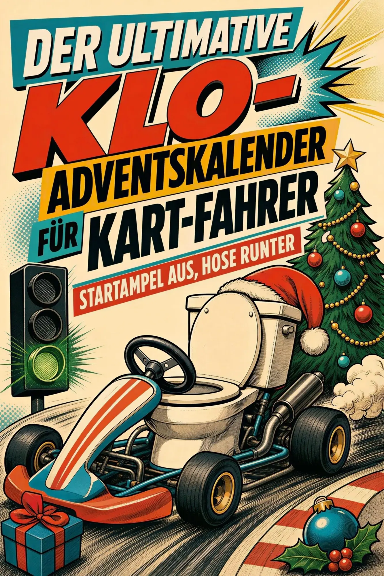 Cover: 9783696111175 | Der ultimative Klo-Adventskalender für Kart-Fahrer | Alice Schröder
