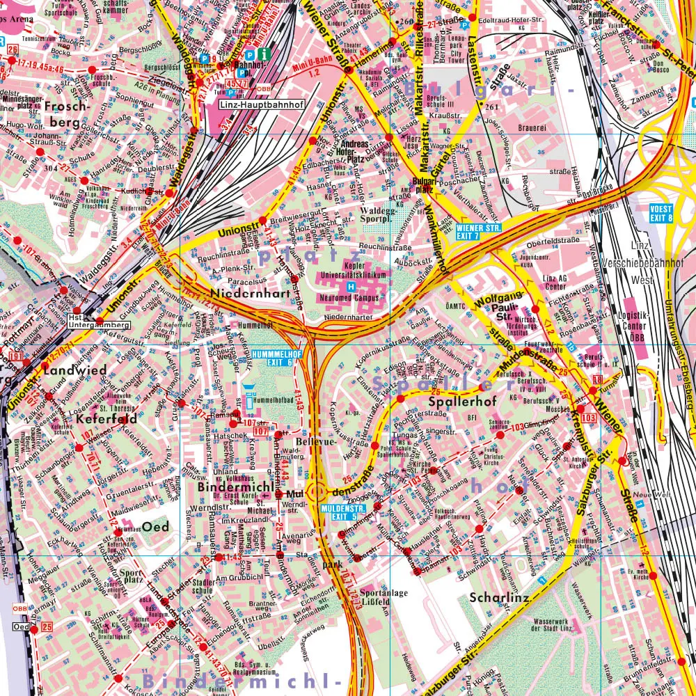 Bild: 9783707921175 | Linz, Stadtplan 1:15.000, freytag &amp; berndt | KG | (Land-)Karte | 2022