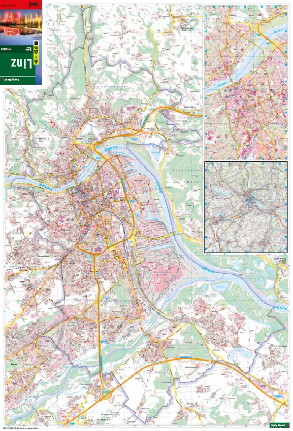 Bild: 9783707921175 | Linz, Stadtplan 1:15.000, freytag &amp; berndt | KG | (Land-)Karte | 2022