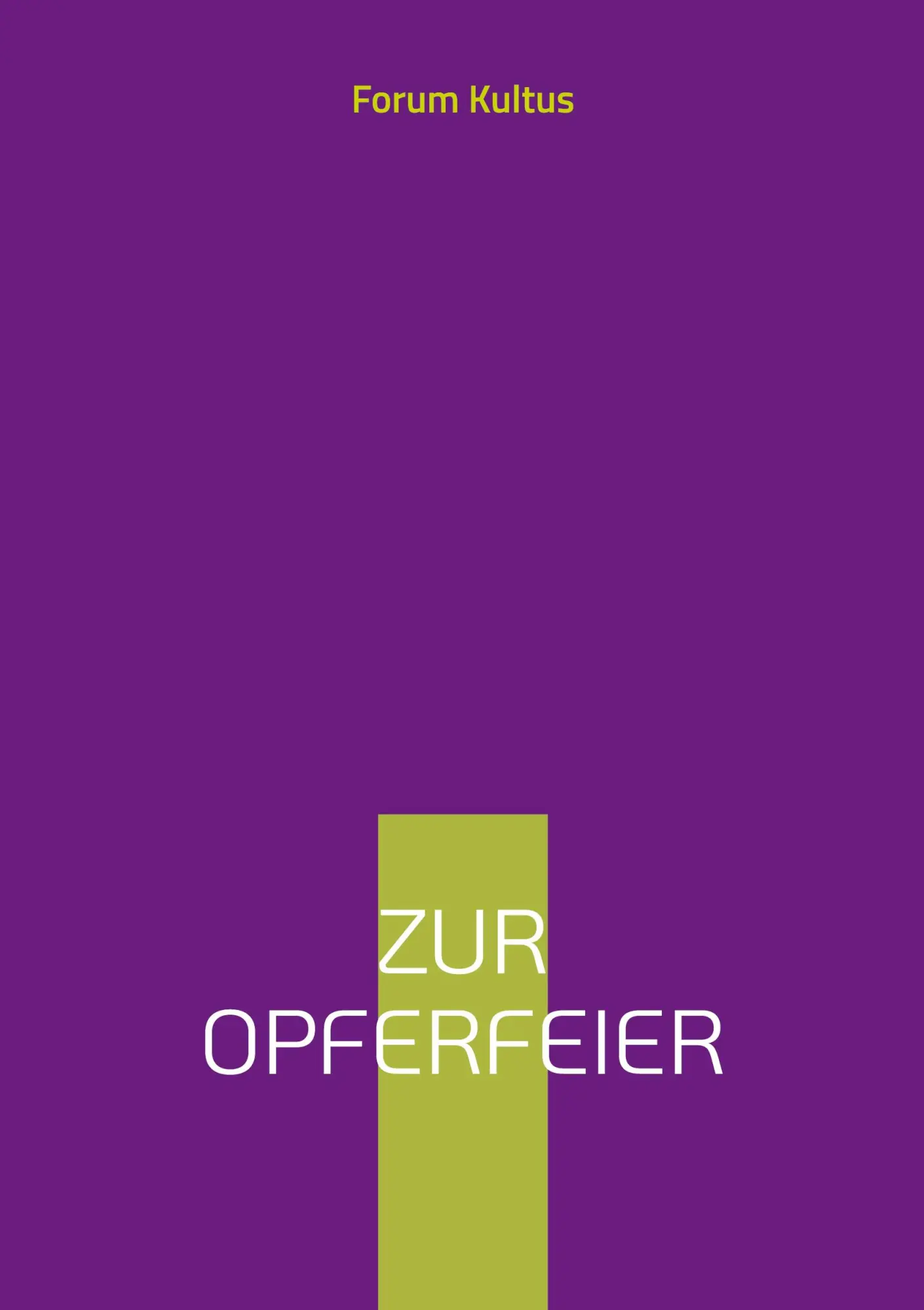 Cover: 9783757801175 | Zur Opferfeier | Eine Zusammenstellung | Volker David Lambertz (u. a.)