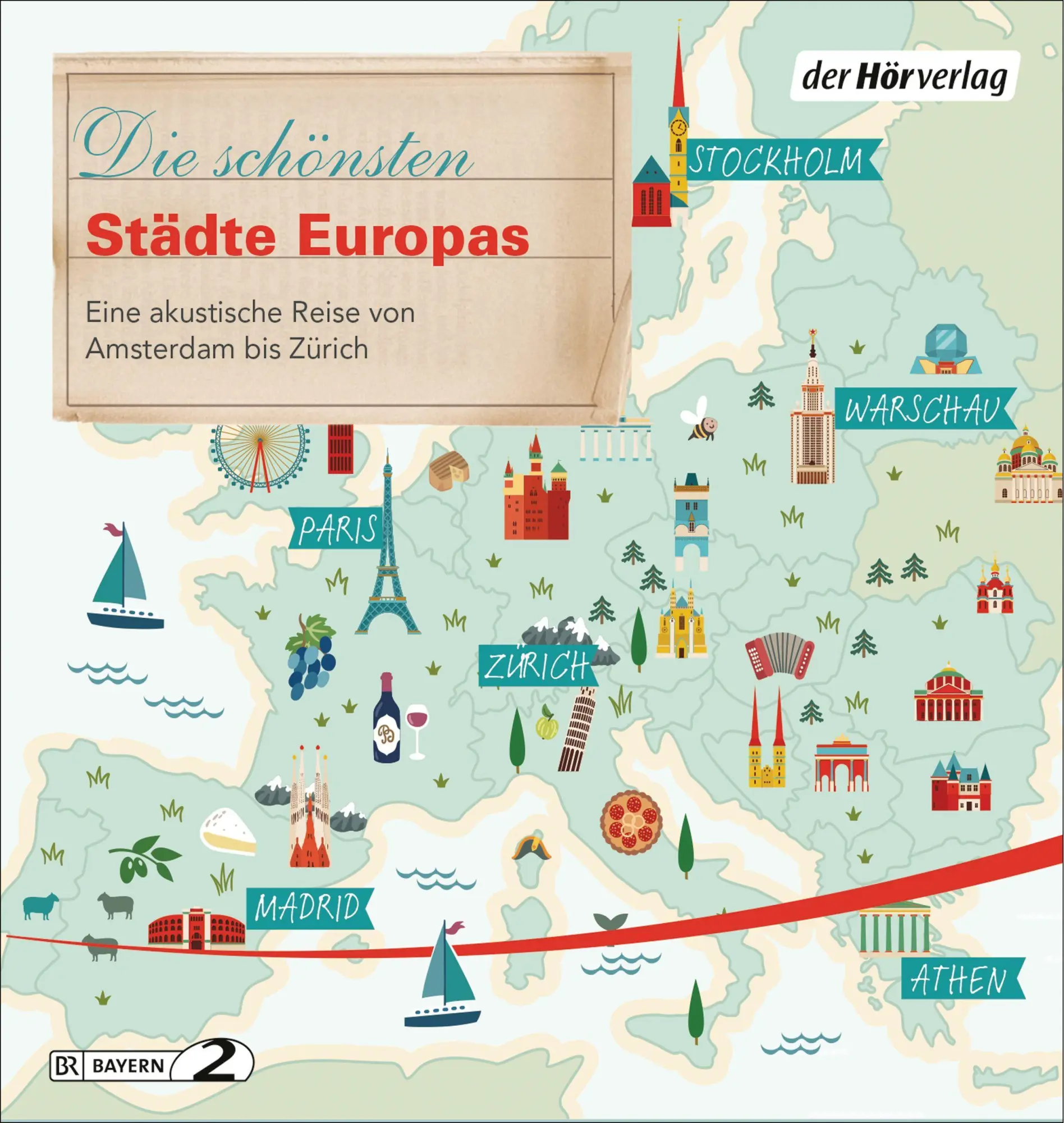 Cover: 9783844541175 | Die schönsten Städte Europas | Till Ottlitz | Audio-CD | 5 Audio-CDs