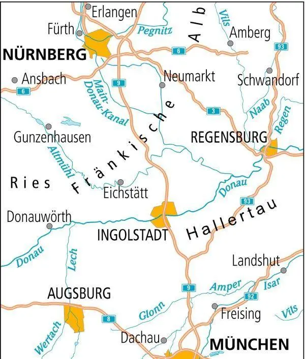 Bild: 9783969901175 | ADFC-Radtourenkarte 22 Fränkische Alb Altmühltal 1:150.000, reiß-...