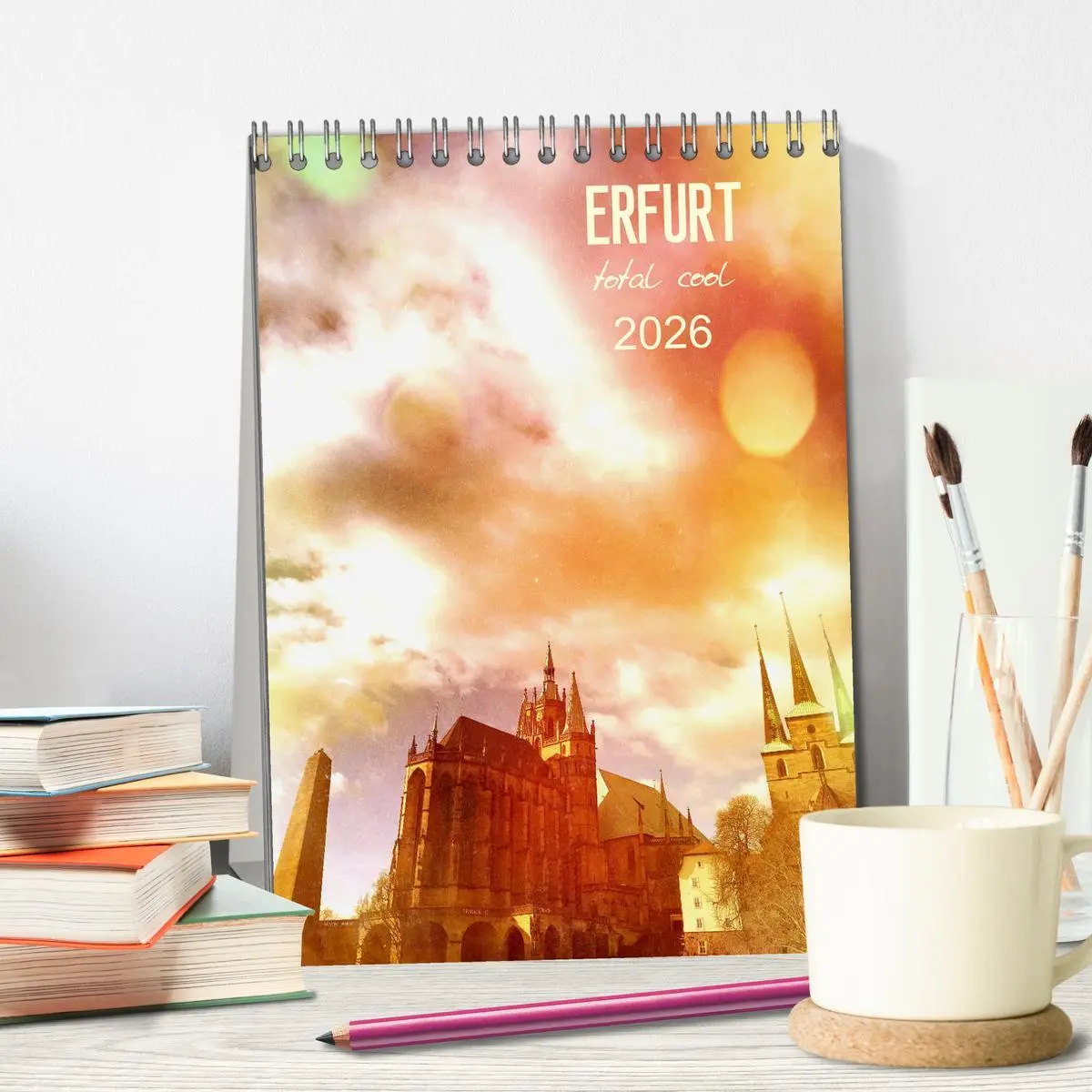Bild: 9783516391275 | ERFURT total cool (Tischkalender 2026 DIN A5 hoch), CALVENDO...