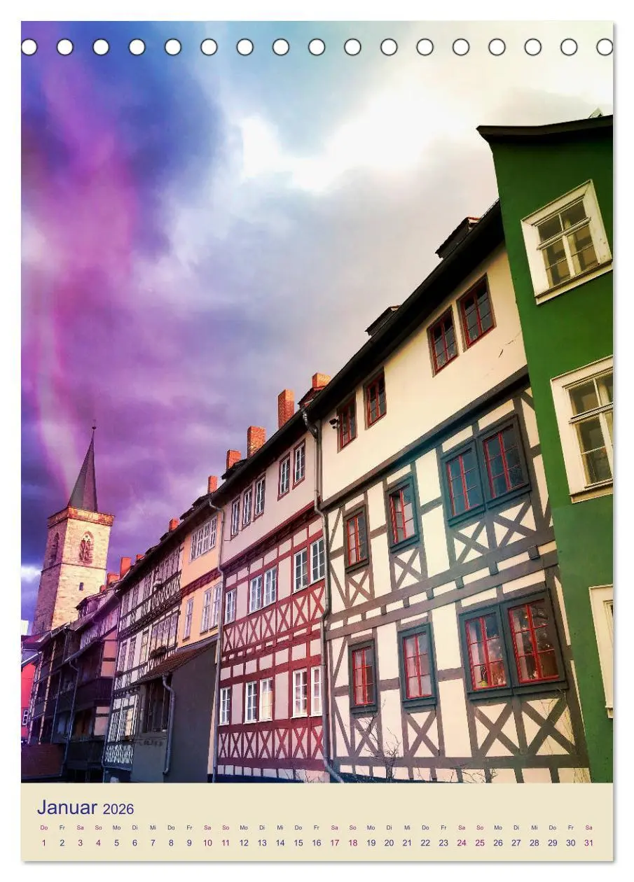 Bild: 9783516391275 | ERFURT total cool (Tischkalender 2026 DIN A5 hoch), CALVENDO...