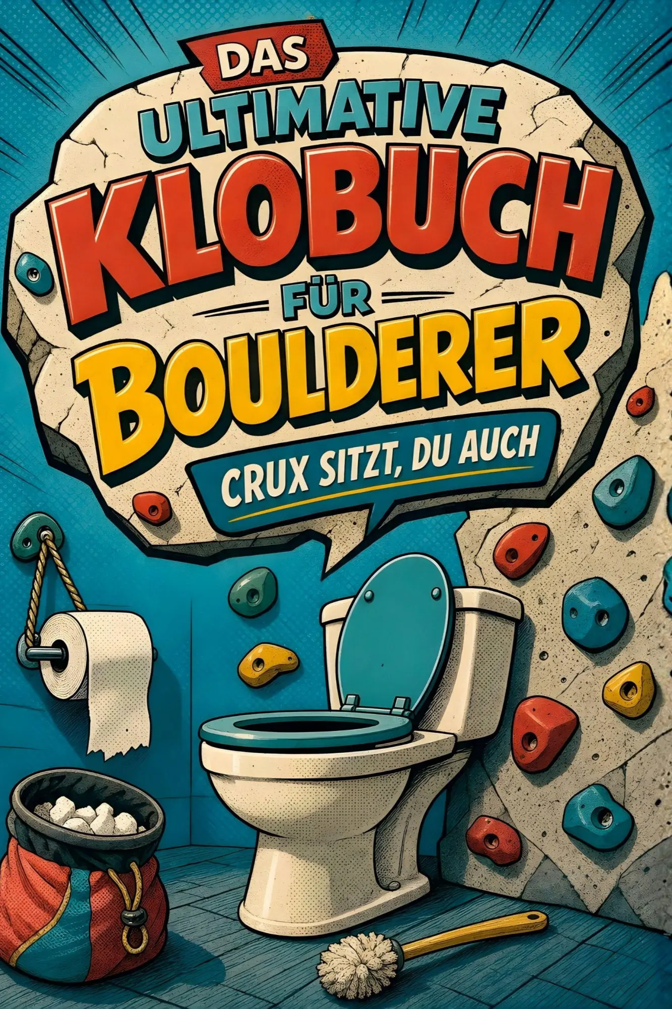 Cover: 9783696101275 | Das ultimative Klobuch für Boulderer | Crux sitzt, du auch | Meyer