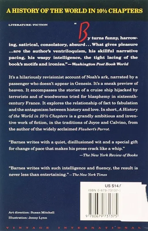 Rückseite: 9780679731375 | A History of the World in 10 1/2 Chapters | Julian Barnes | Buch