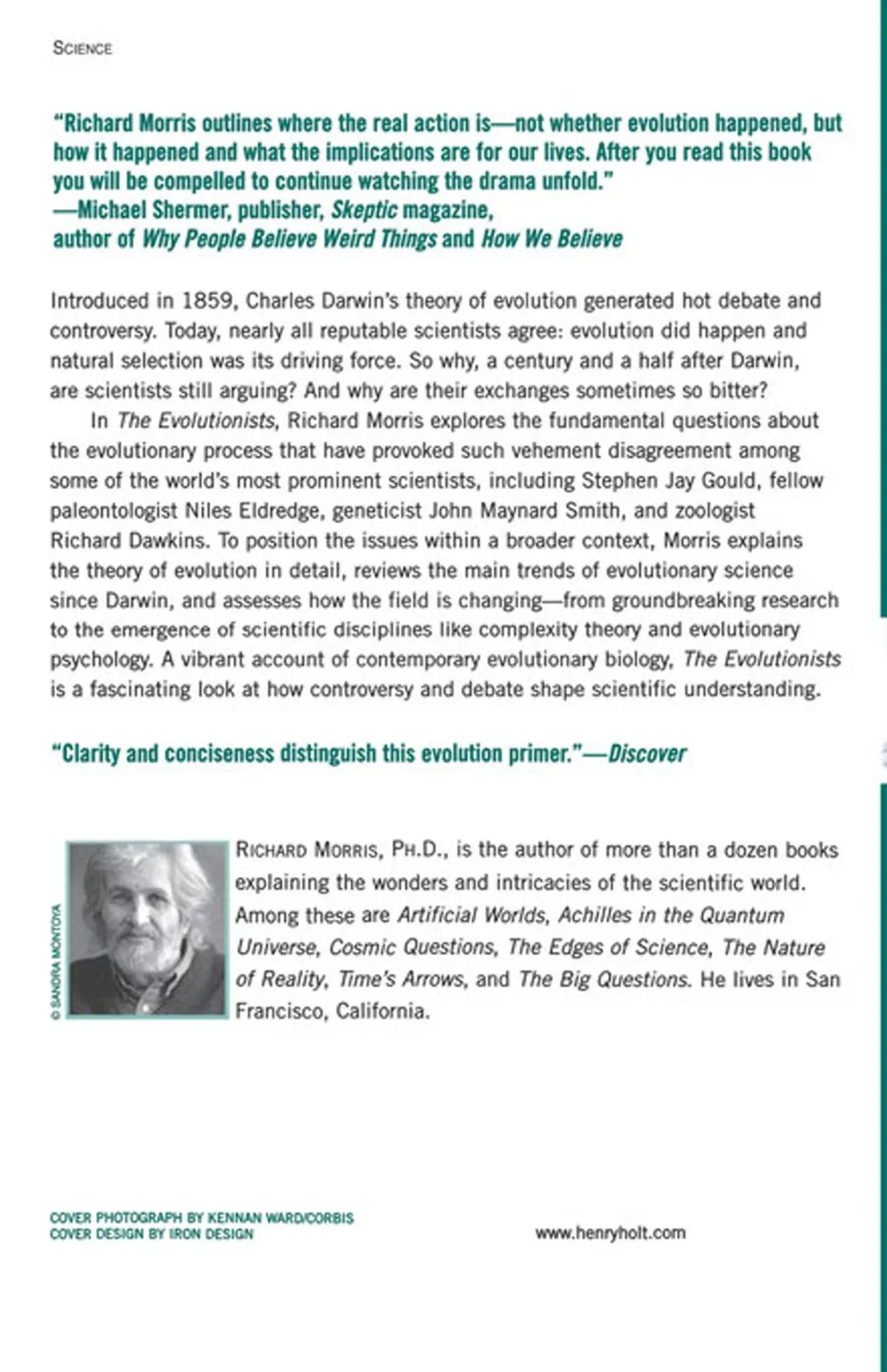 Rückseite: 9780805071375 | Evolutionists | Richard Morris | Taschenbuch | Kartoniert / Broschiert