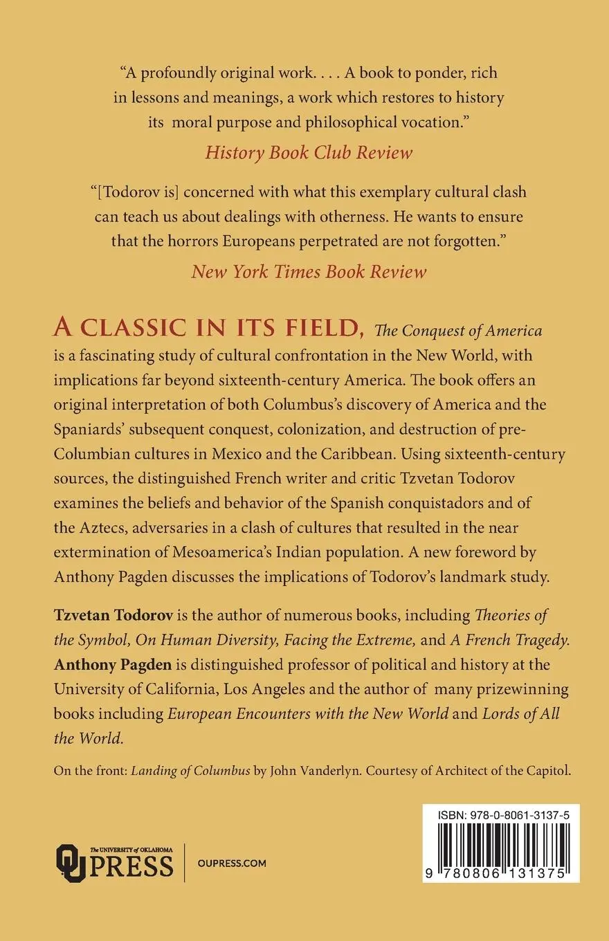 Rückseite: 9780806131375 | The Conquest of America | The Question of the Other | Tzvetan Todorov