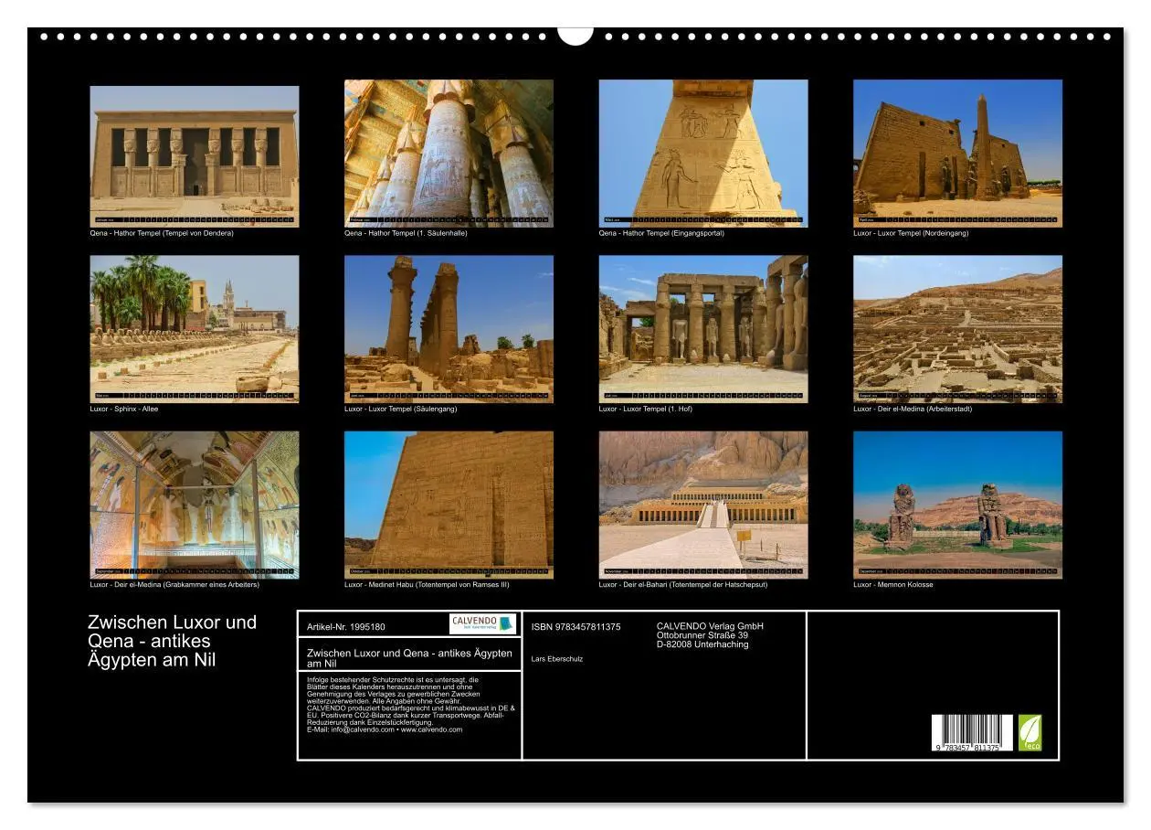 Bild: 9783457811375 | Zwischen Luxor und Qena - antikes Ägypten am Nil (Wandkalender 2026...