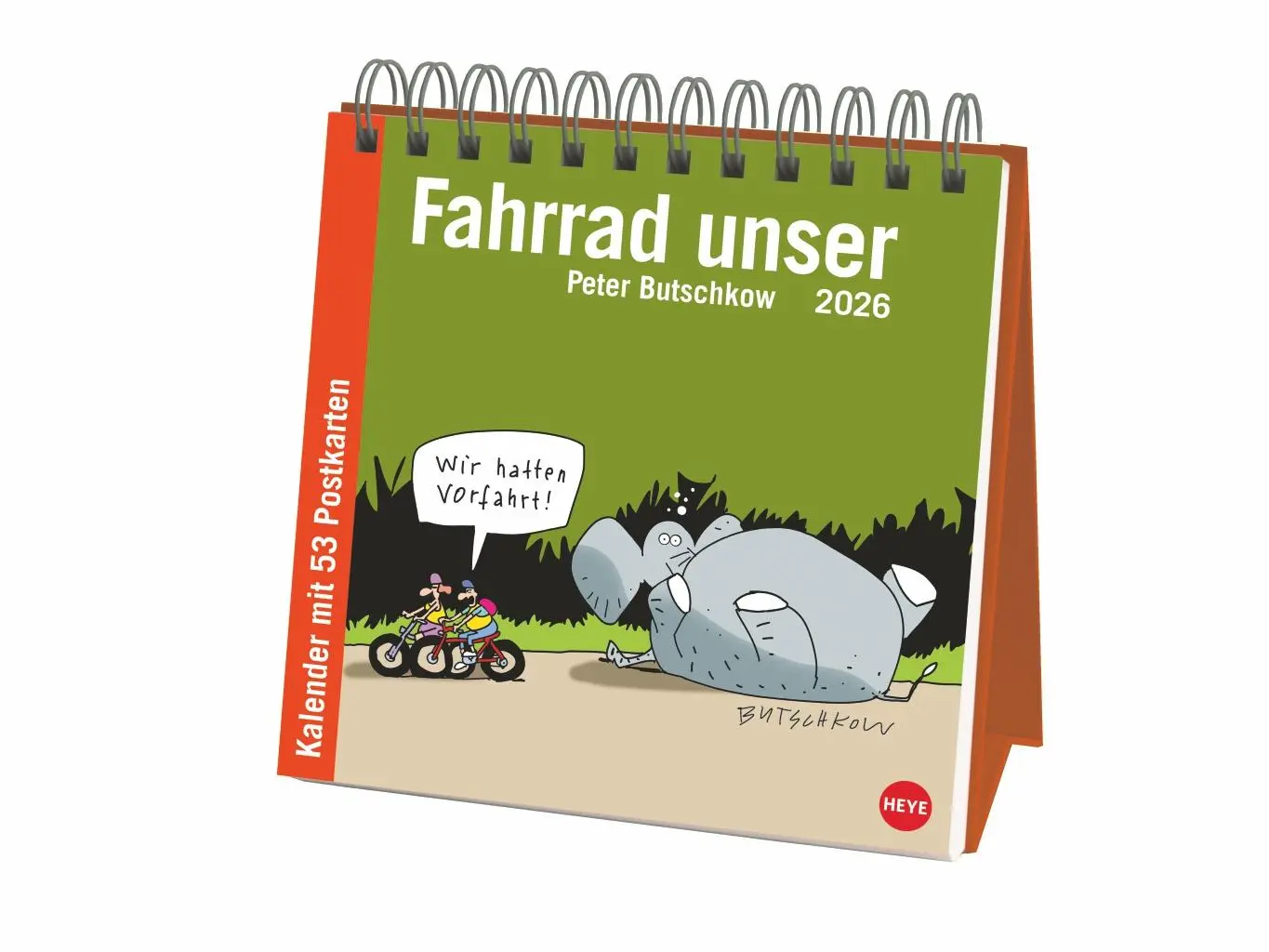 Cover: 9783756411375 | Peter Butschkow: Fahrrad unser Premium-Postkartenkalender 2026 | 54 S.